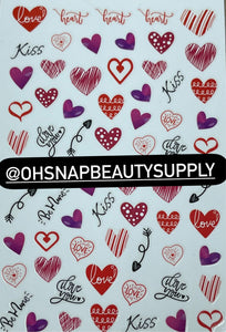 - HEART LOVE B028 Sticker