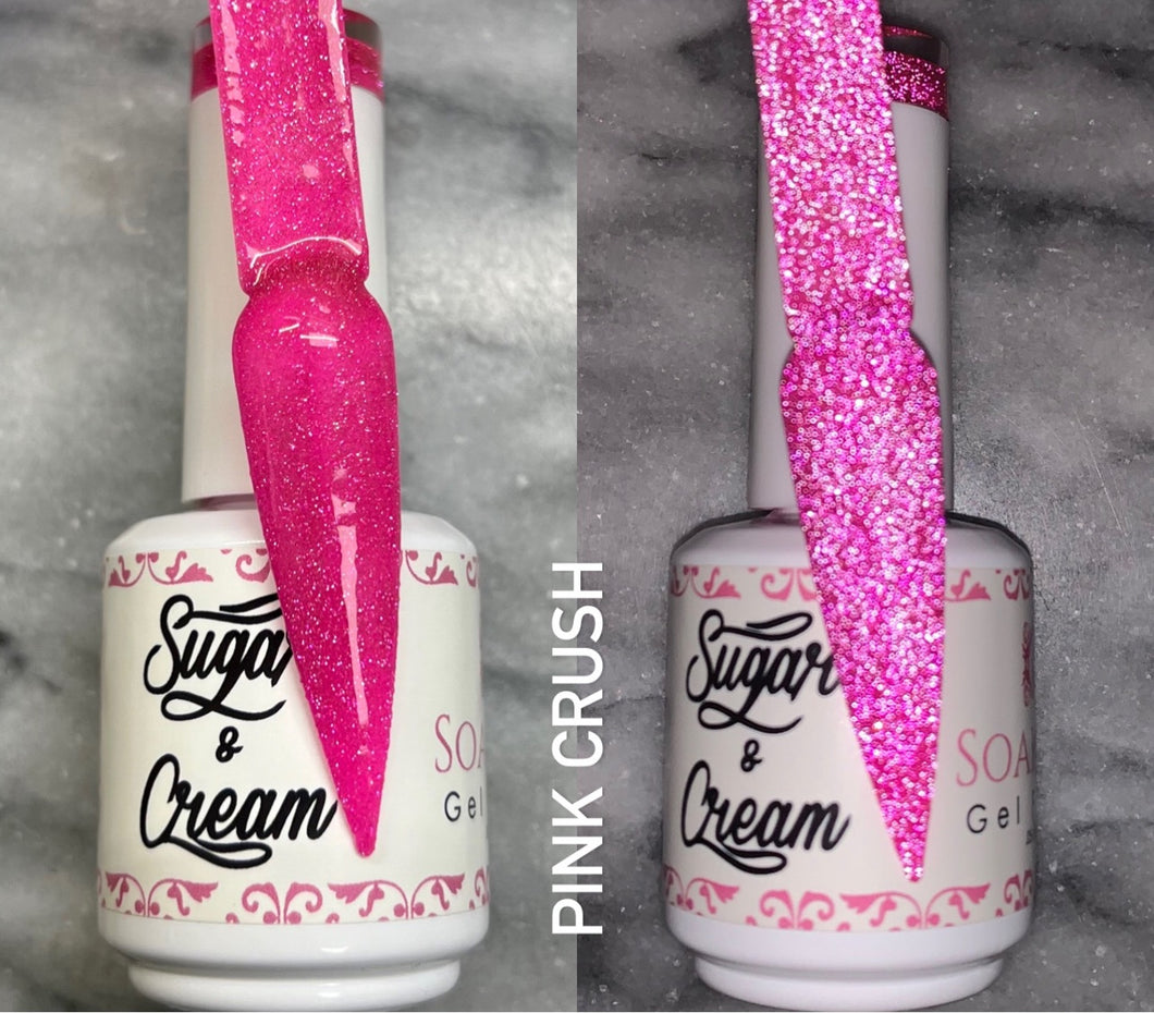 UV Nail Chunky Glitter Mix - Candy Crush Pink