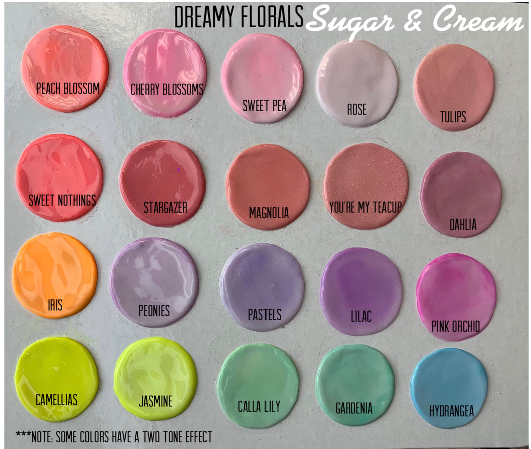 Dreamy Florals - Sugar & Cream